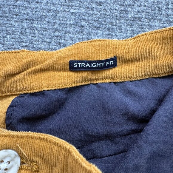 Chaps Pants Mens 38x32 Corduroy Tan Straight Fit Preppy Retro Classic Academia‎ - Picture 4 of 16